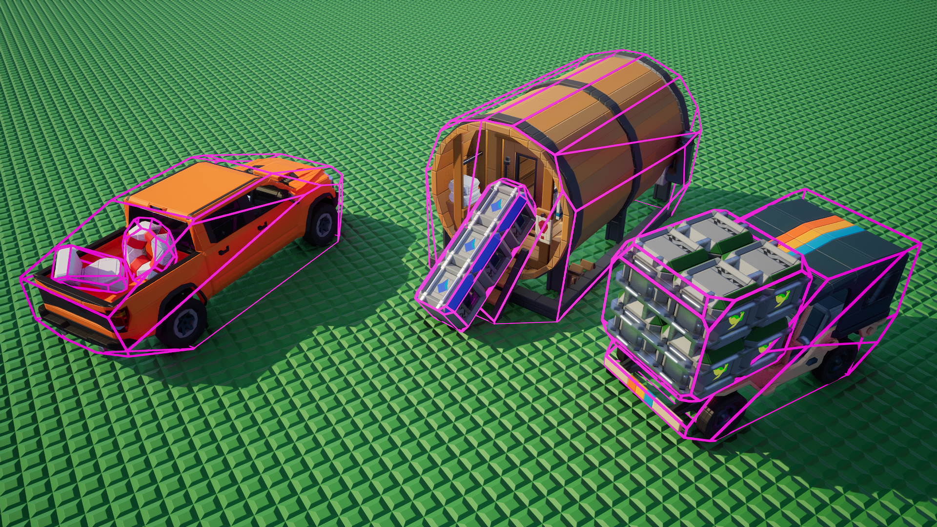 Devlog #4 - Fast Collisions for Large Editable Vehicles